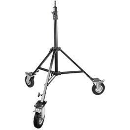 Kupo - 2-Section Steadicam Stand with 8" Pneumatic Wheel Set, Black