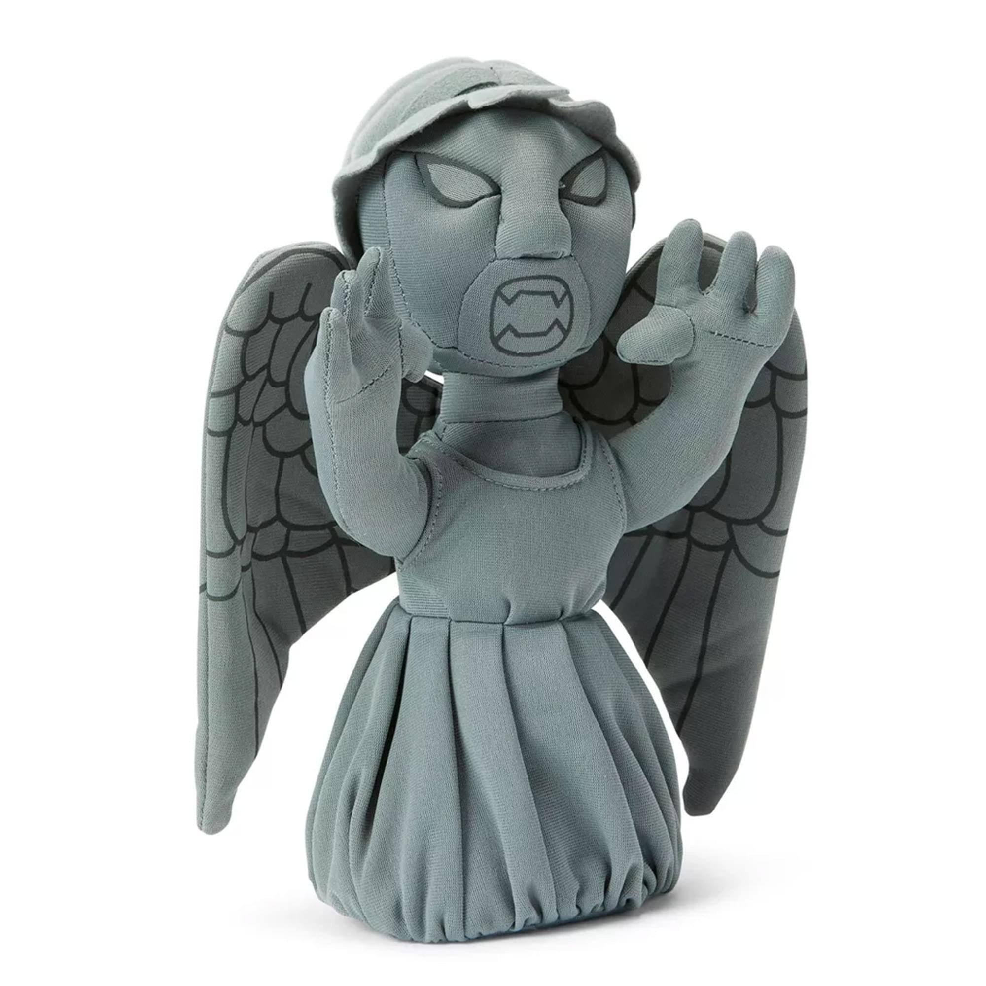 Alt View 1. Seven20 - Doctor Who 9" Weeping Angel Plush With Sound - Talking Soft Toy - Grey.