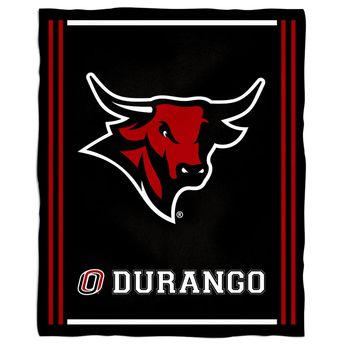 Front. Vive La Fete - Nebraska Omaha Mavericks 36'' x 48'' Children's Mascot Plush Blanket - Multicolor.