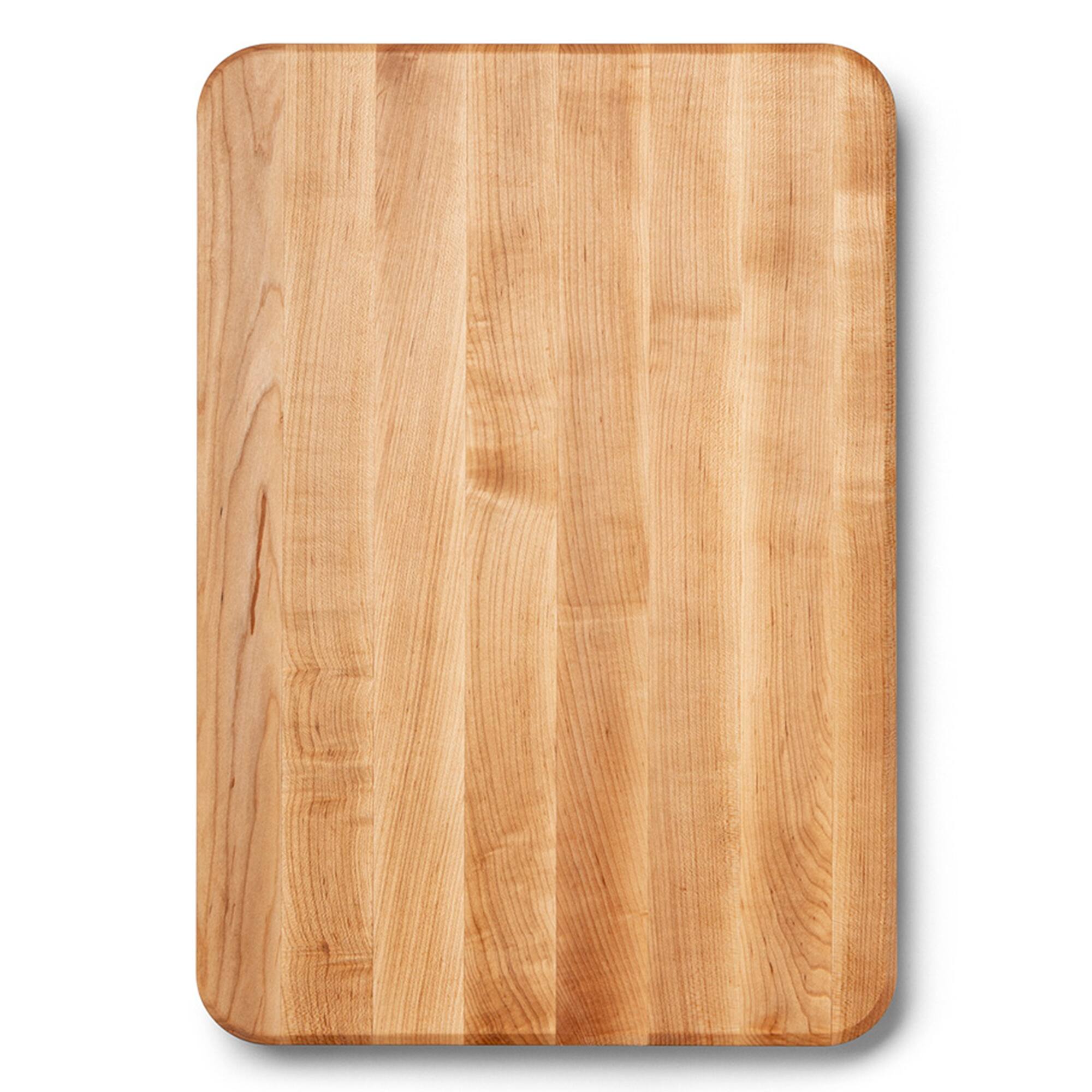 John Boos - Chop N Slice Large Maple Wood Edge Grain Cutting Board, 20"x14"x1.25" - Natural