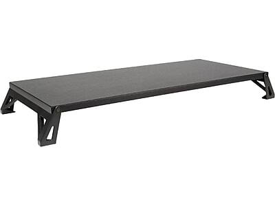 Allsop - Lo Riser Adjustable Stands, Up to 32" Monitor - Black