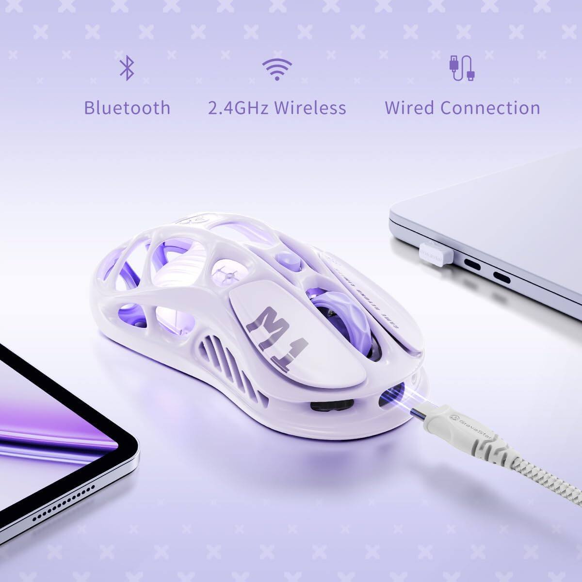 Bluetooth 2.4GHz Wireless Wired Connection