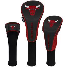 Team Effort - Chicago Bulls Driver Fairway Hybrid Set of Three Headcovers - Multicolor
