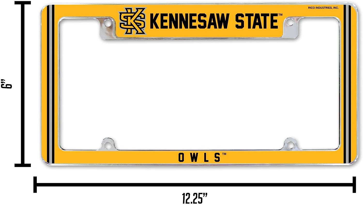 KENNESAW STATE  
OWLS  

RICO INDUSTRIES, INC.  

12.25"