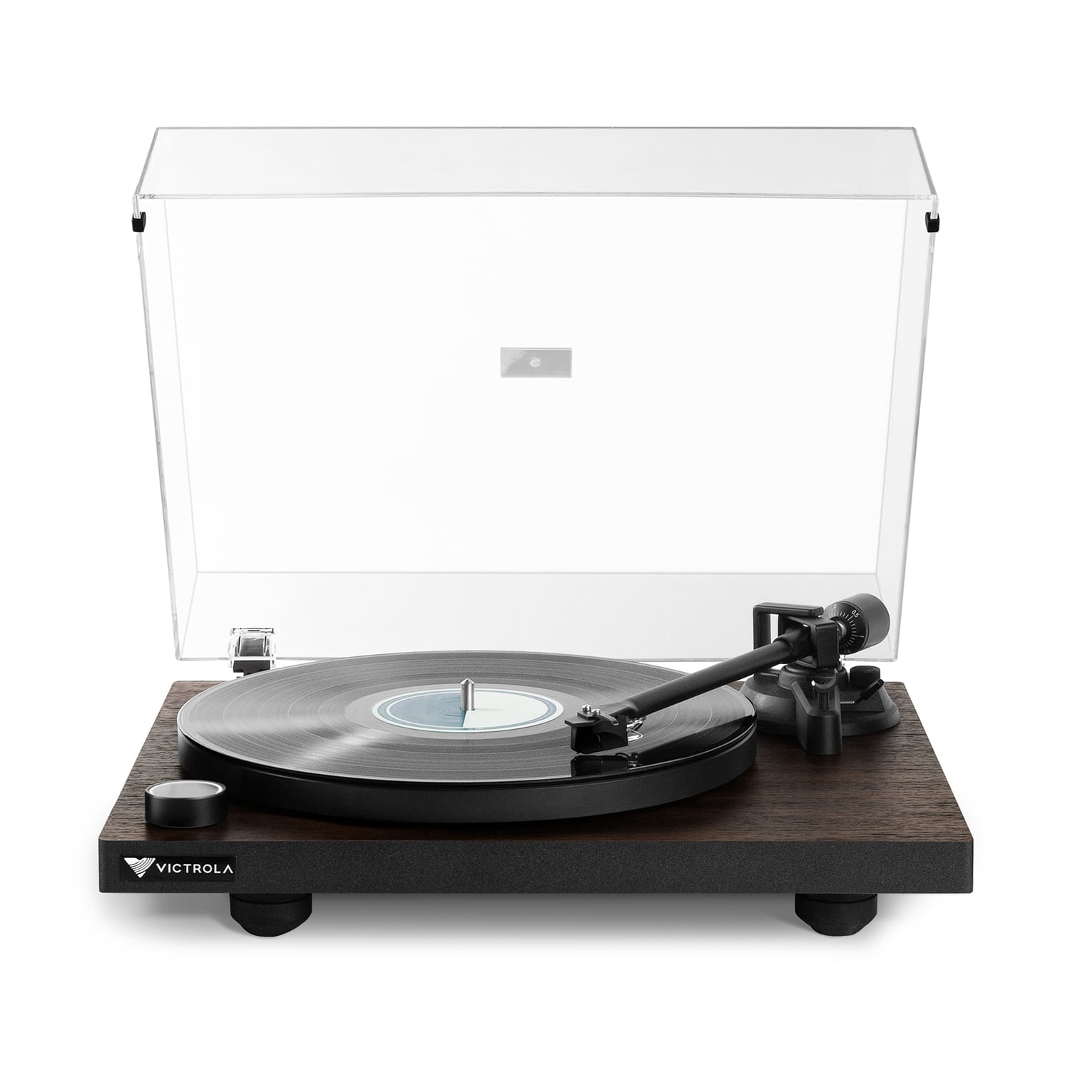 Alt View 12. Victrola - Premiere T1 Turntable - Espresso.