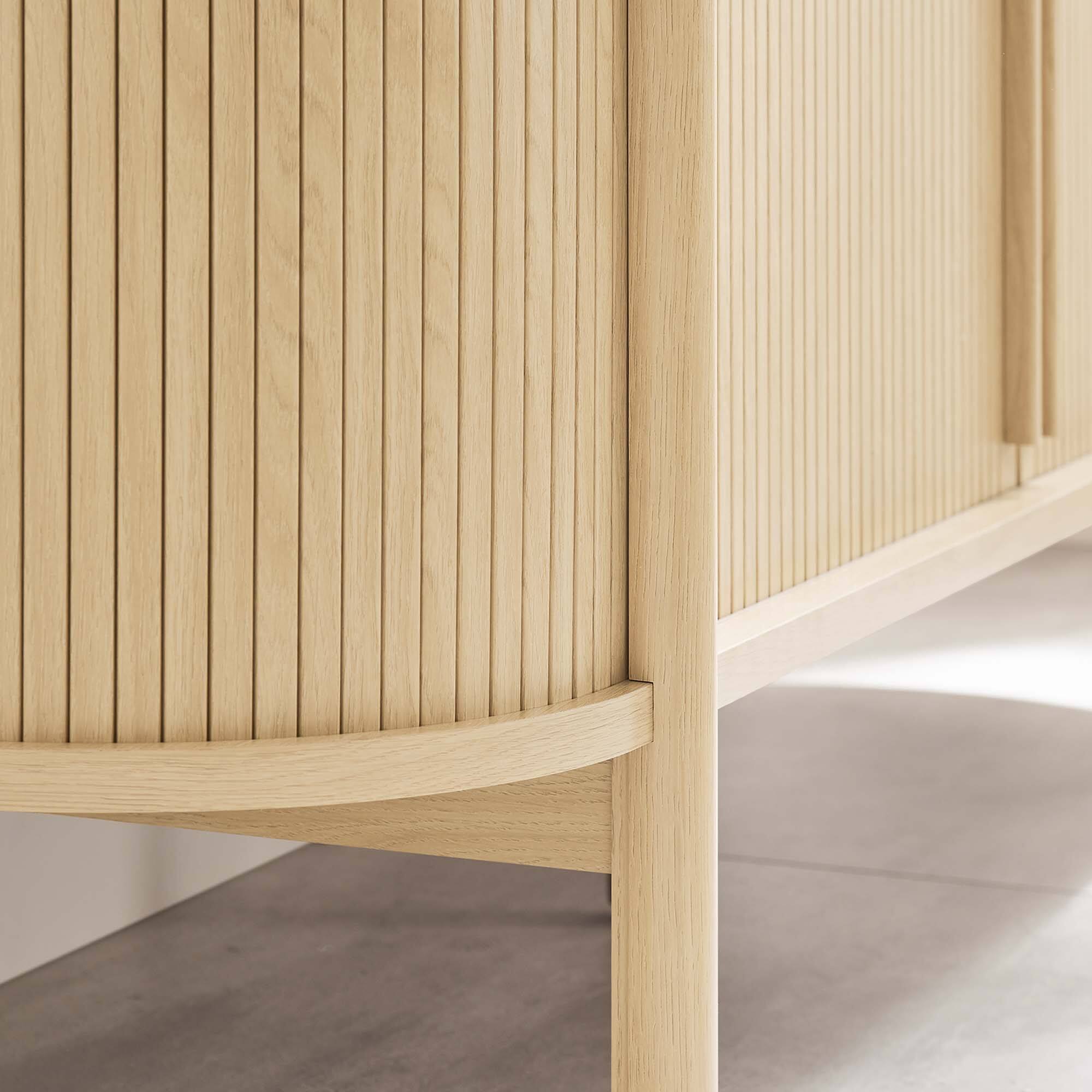 Alt View 2. Modway - Cadence 63" Curved Sideboard by Modway - Oak.