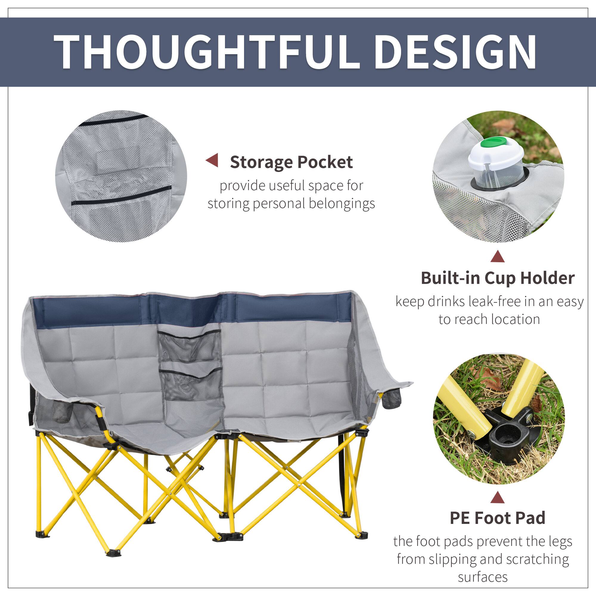 THOUGHTFUL DESIGN

Storage Pocket
provide useful space for storing personal belongings

Built-in Cup Holder
keep drinks leak-free in an easy to reach location

PE Foot Pad
the foot pads prevent the legs from slipping and scratching surfaces