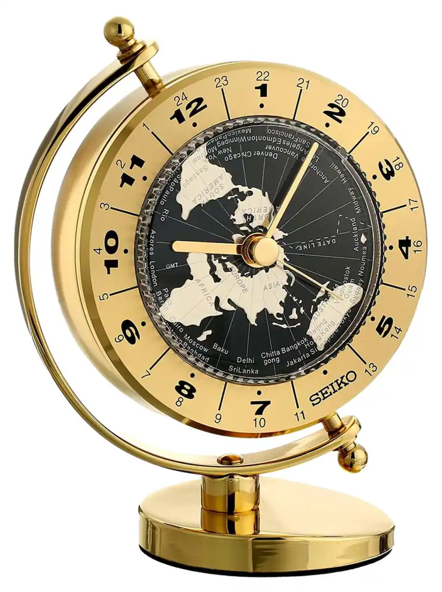 Seiko Golden Globe Desk And Table Clock Gold Tone QHG106GLH Best Buy seiko-golden-globe-desk-and-table-clock-gold-tone-qhg106glh-best-buy