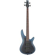 Front. Ibanez - Ibanez SR Standard SR500N Electric Bass Guitar, Midnight Arctic Ocean Matte.