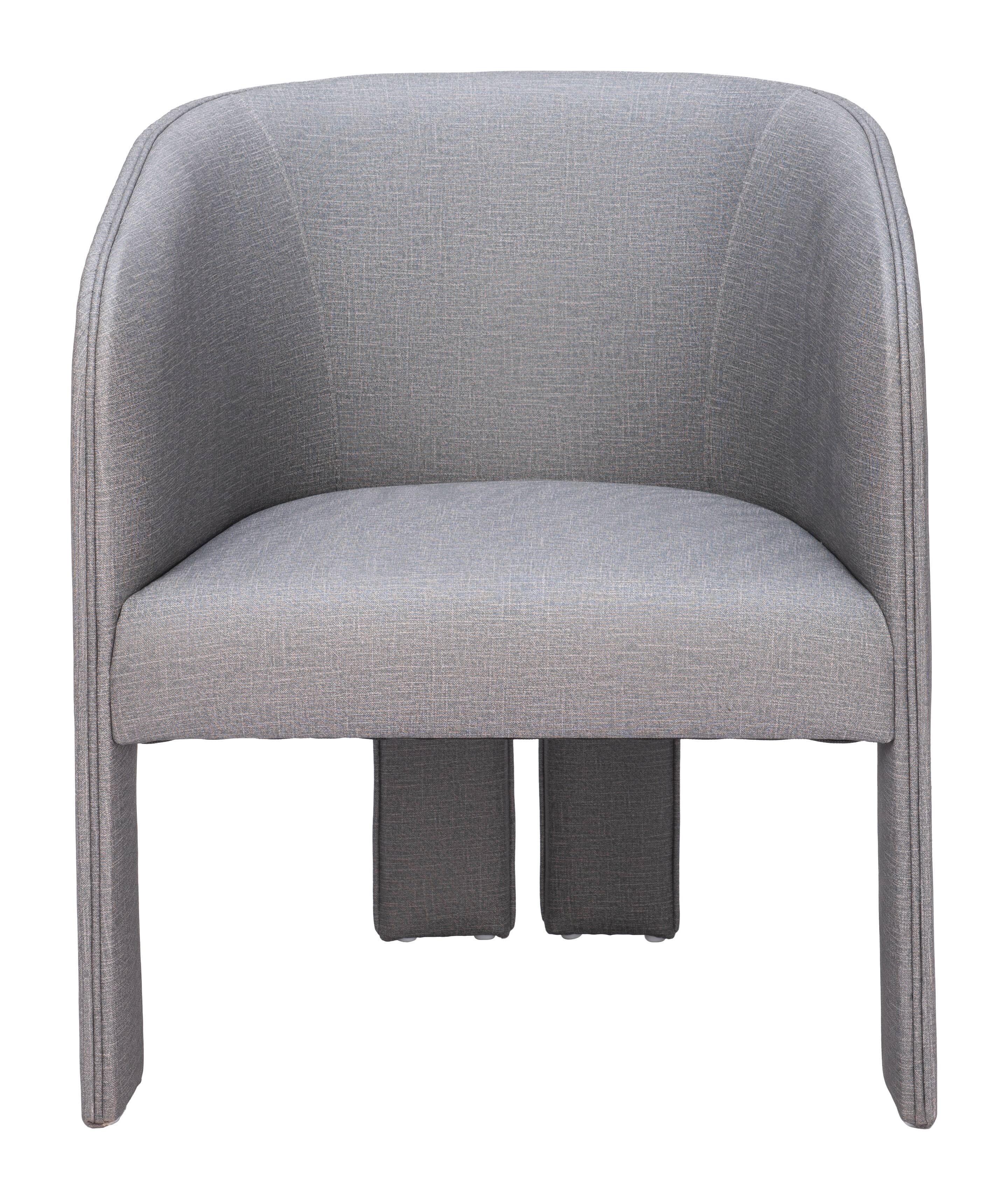 Alt View 1. Hivvago - Hull Accent Chair Slate Gray - Slate Gray.