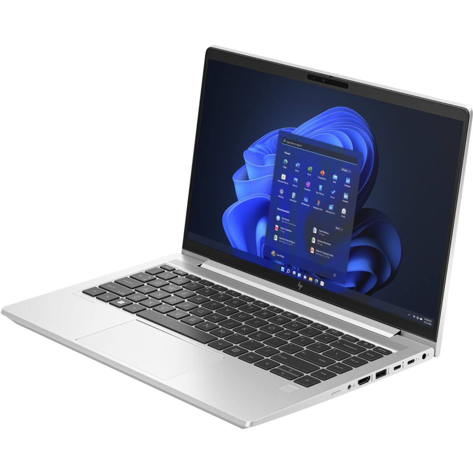 Alt View 1. HP - EliteBook 640 G10 14" FHD Intel Core i7-1365U 1.3 GHz up to 3.9 GHz 32GB 512GB SSD Windows 11 Pro Laptop - Silver.