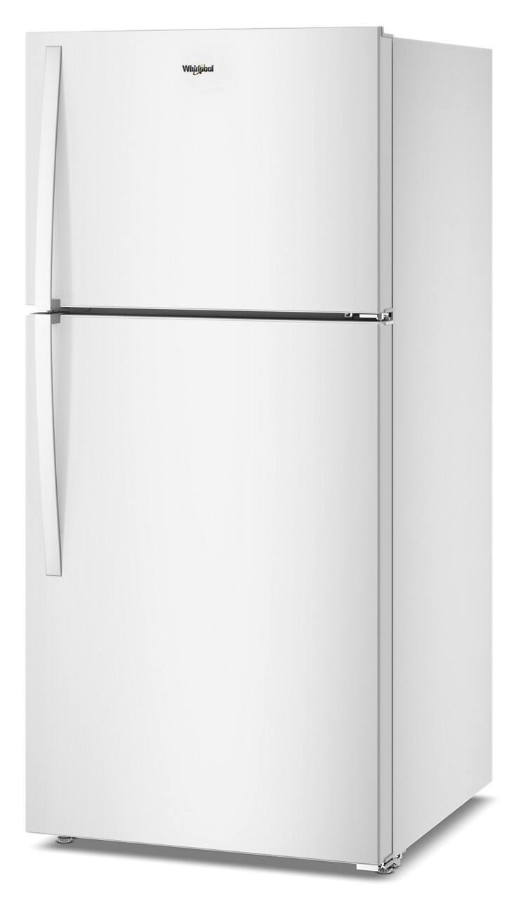 Alt View 10. Whirlpool - 19.2 Cu. Ft. Top-Freezer Refrigerator with Total Coverage Cooling - White.