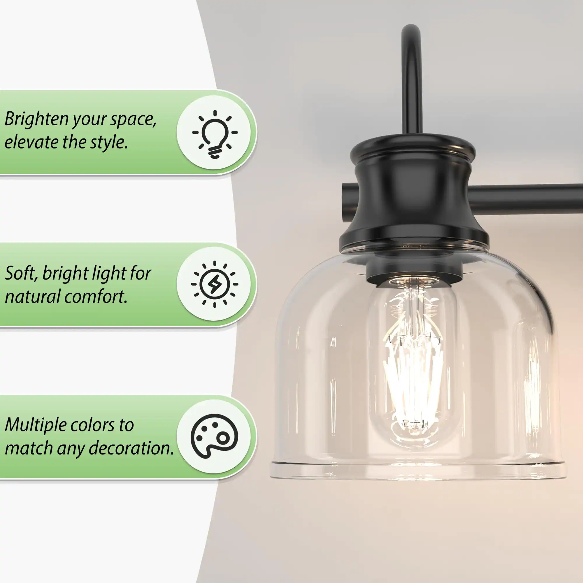 Brighten your space, elevate the style.

Soft, bright light for natural comfort.

Multiple colors to match any decoration.