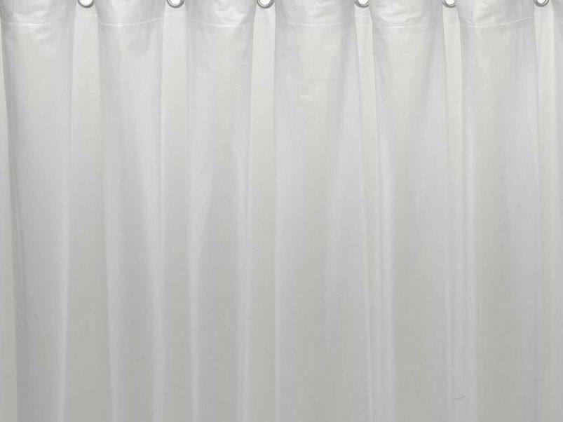 Left. Kate Aurora - Kate Aurora Hotel Heavy Duty 10 Gauge Vinyl Shower Curtain Liners - Frosty 72" x 84" Extra Long Shower Curtain Liner - Frosty.