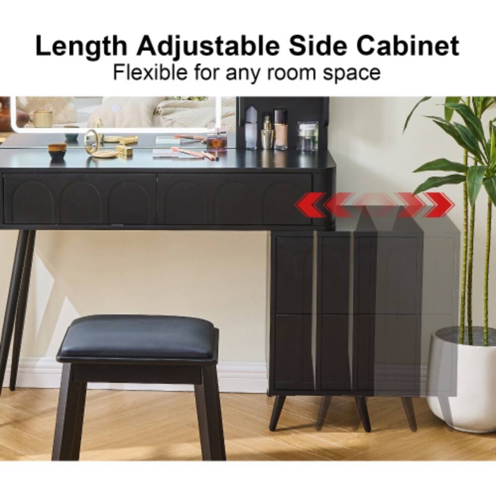 Length Adjustable Side Cabinet  
Flexible for any room space