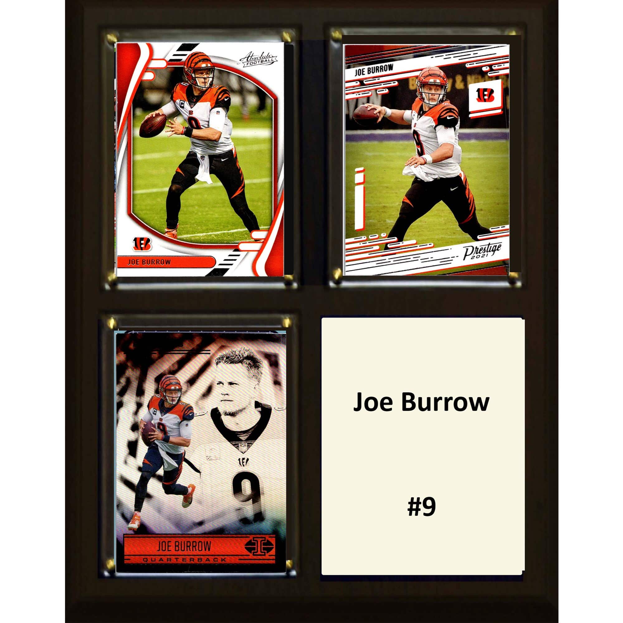 "C&I Collectibles - Joe Burrow Cincinnati Bengals 8"" x 10"" Trading Card Plaque - Multicolor" price history on PriceWatchPro