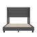 Alt View 9. Alamont Home - Hollis Full Size Upholstered Platform Bed with Wingback Headboard - Charcoal.