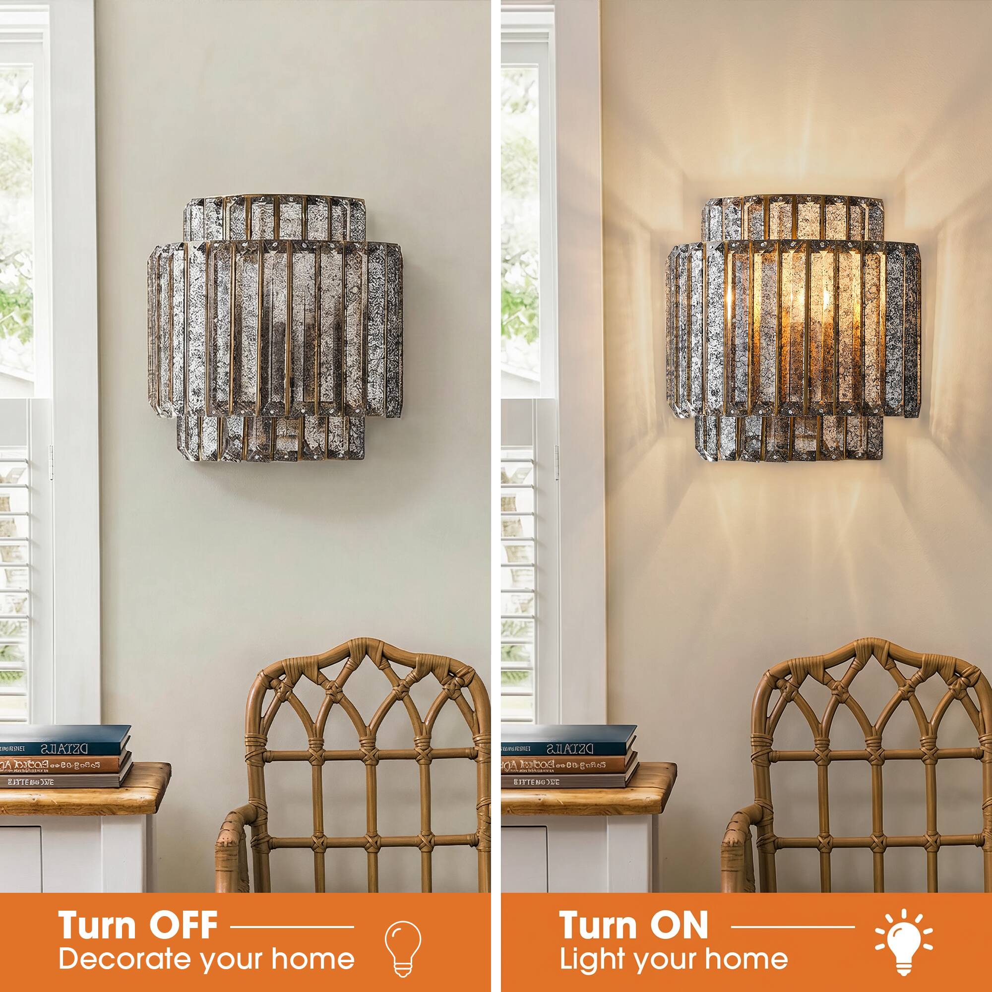 SIN DETAILS 35 ta - u - DSTAILS OA Pobor an u ITRTVE 2 LIPTENUILS - THE

Turn OFF
Decorate your home

Turn ON
Light your home
