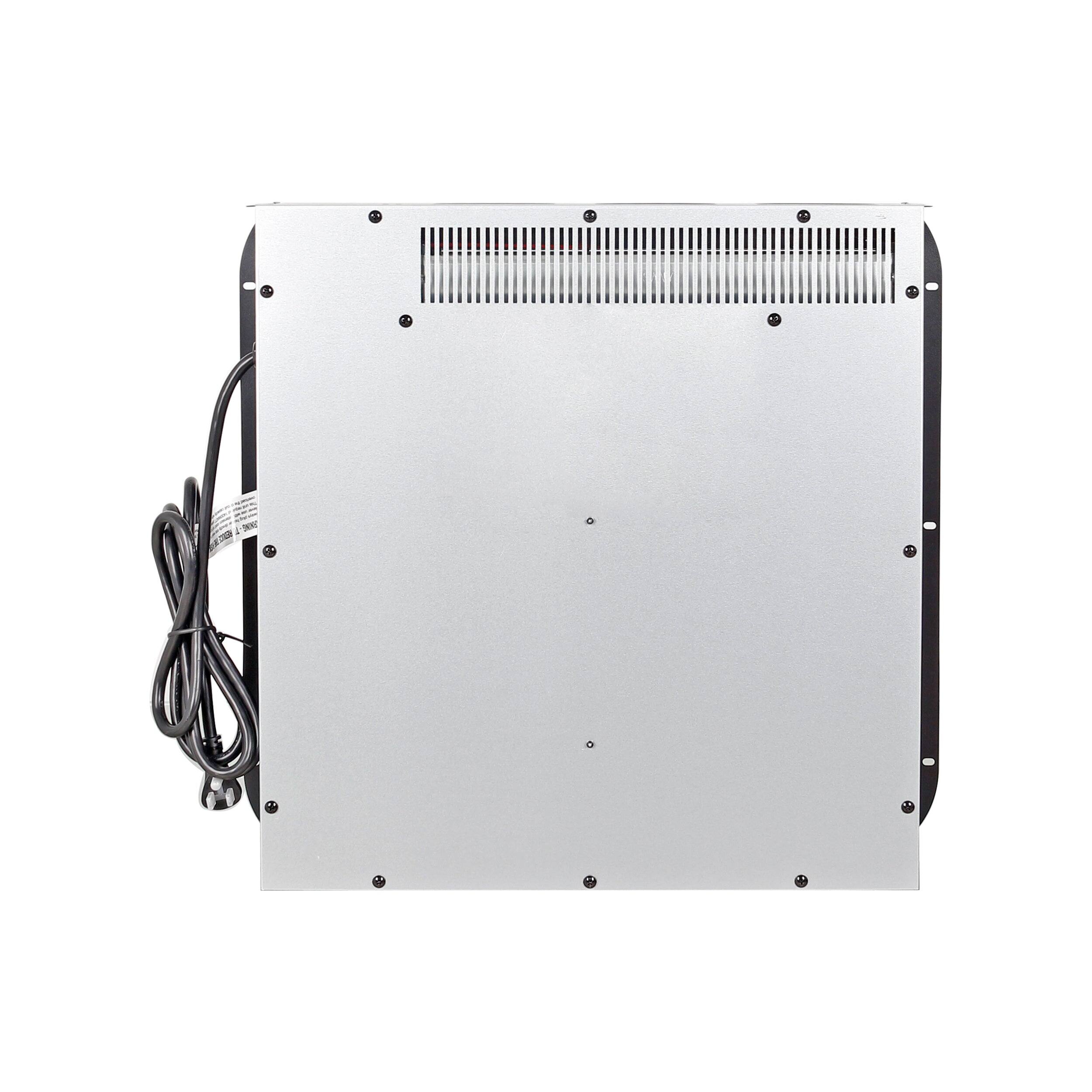 Alt View 5. Boyel Living - 19.2 in. Insert Freestanding Metal Electric Fireplace with Automatic Shut off and Realistic Flame - Black.