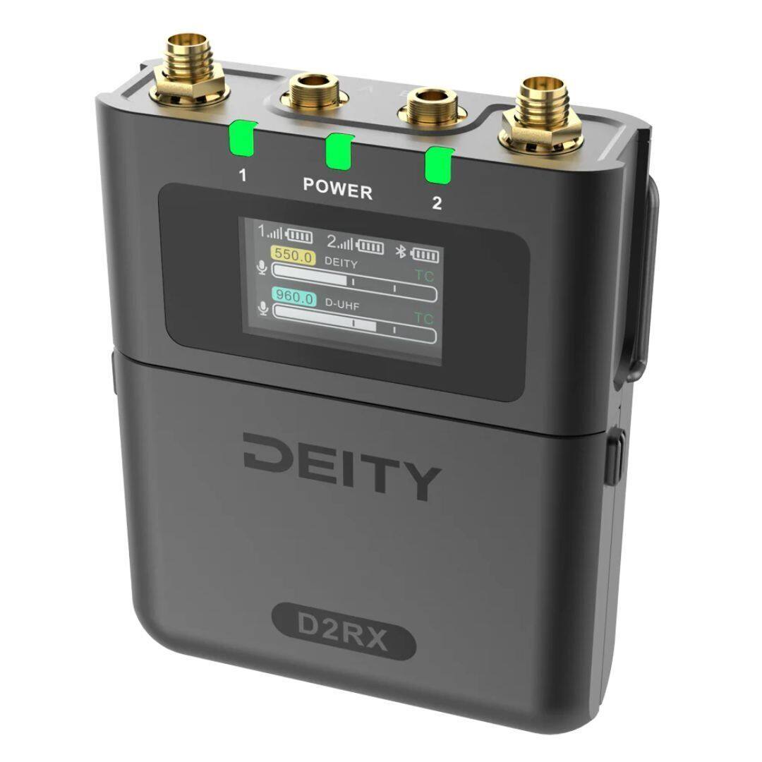 1 POWER 1 2  
1.550.0 DEITY  
2.960.0 D-UHF  
DEITY  
D2RX