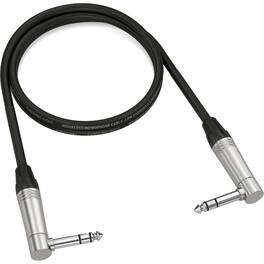 Behringer - GIC-90 4SR 3' Gold Performance 1/4" TRS Male Right Angled Instrument Patch Cable