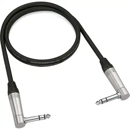 EUROLINK CAPACITY SLOW DANCE GOLD LOW NOISELESS MICROPHONE CABLE