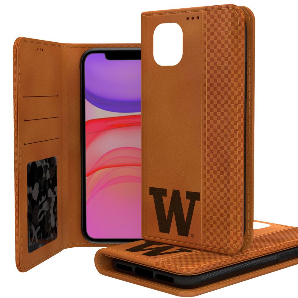 Alt View 2. Keyscaper - Washington Huskies iPhone Folio Case - X/Xs - Multicolor.