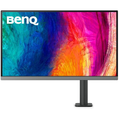 Alt View 2. BenQ - PD2706UA 27" 4K UHD IPS Monitor 16:9 60Hz HDMI, DisplayPort & USB-C Anti-Glare Ergo Arm Stand - Gray.