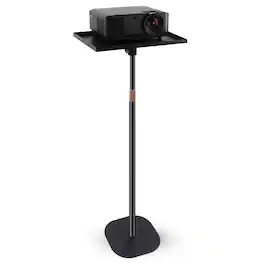 5 CORE - Projector Stand Floor Adjustable 66" Universal Projectors Support for Home Office & Studio - Black