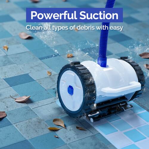 Powerful Suction  
Clean all types of debris with ease
