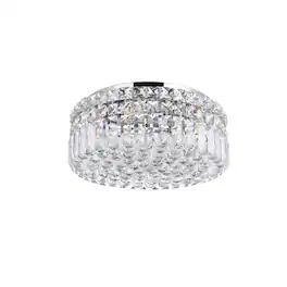 Elegant Lighting - Maxime 4 light Flush Mount Clear Royal Cut Crystal - Chrome