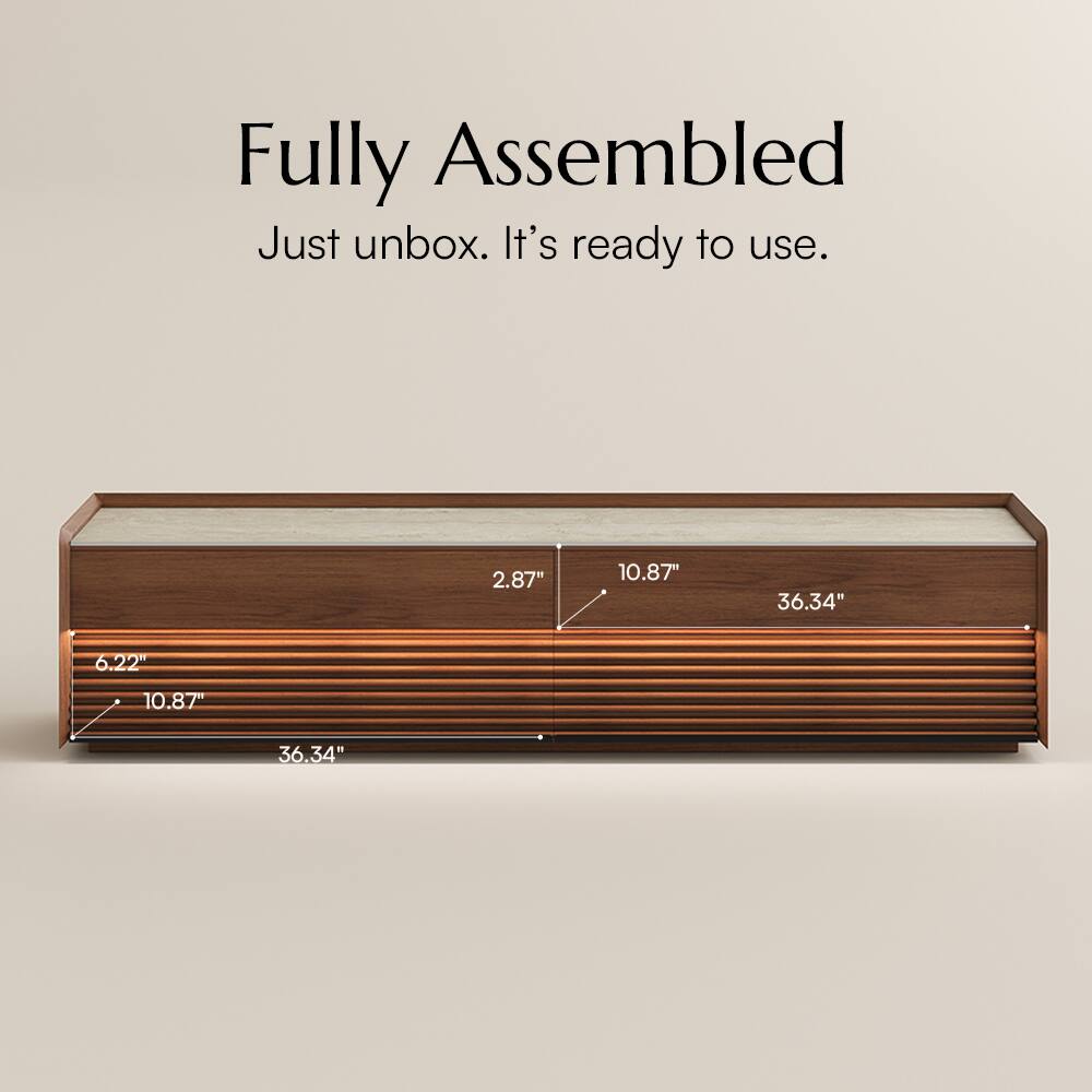 Fully Assembled  
Just unbox. It's ready to use.  

2.87"  
10.87"  
36.34"  
6.22"  
10.87"  
36.34"