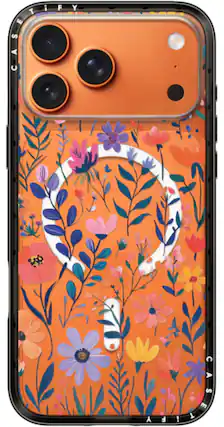 Front. CASETiFY - Apple iPhone 17 Pro Max Compact Case (Impact Lite) - Spring Blossom.