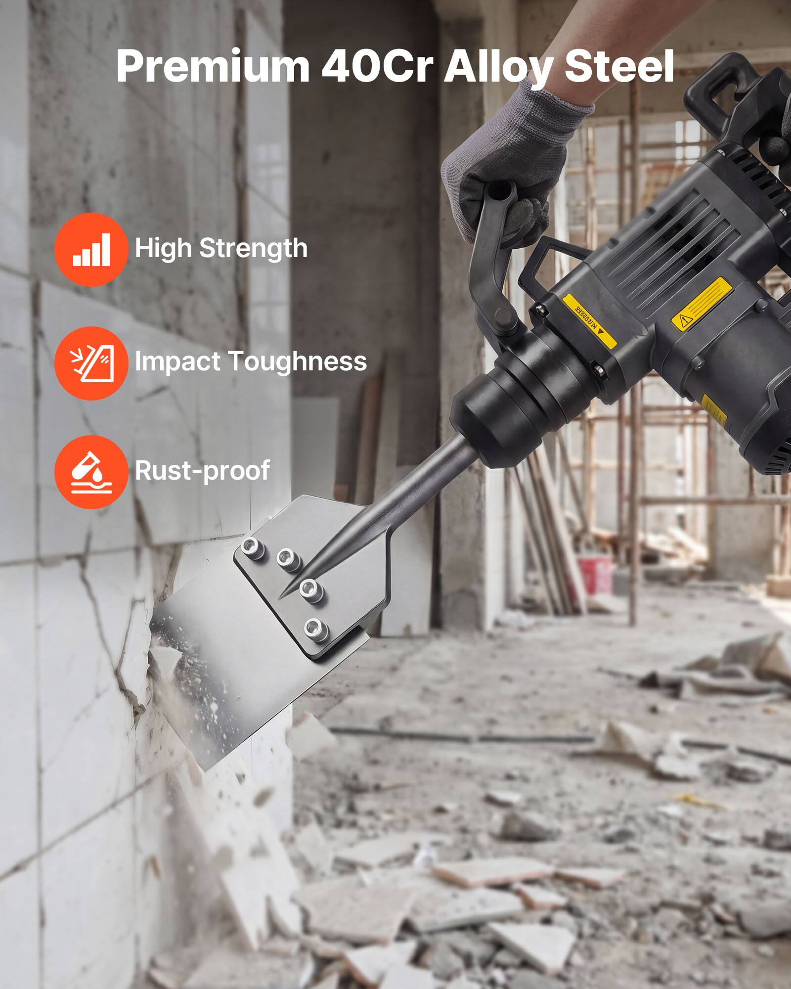 Premium 40Cr Alloy Steel  
High Strength  
Impact Toughness  
Rust-proof