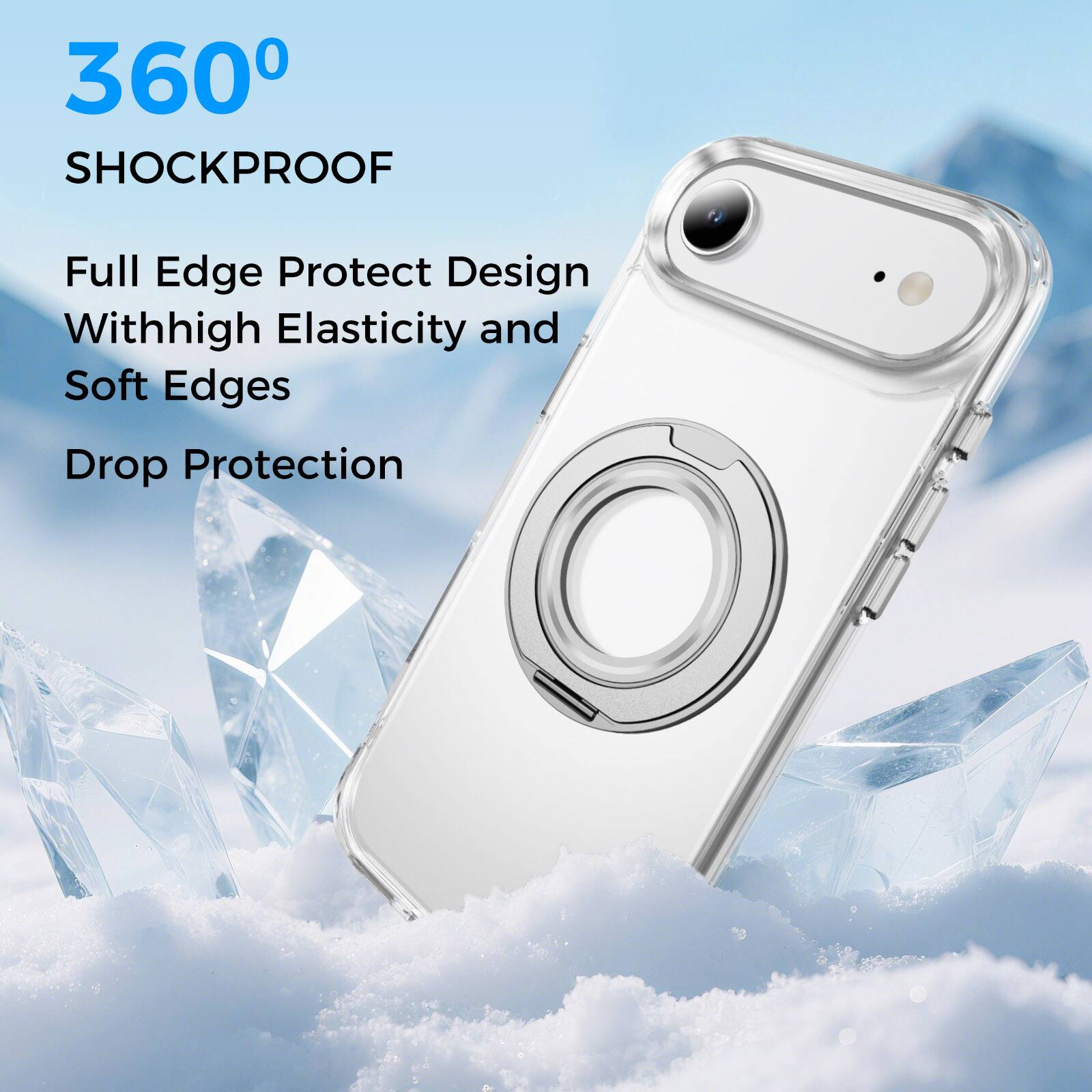 360° SHOCKPROOF

Full Edge Protect Design With High Elasticity and Soft Edges

Drop Protection