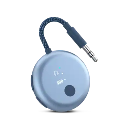 Front. Avantree - SoundJet R1 – 25Hr Airplane Bluetooth Adapter for All AirPods (Pro/Max).