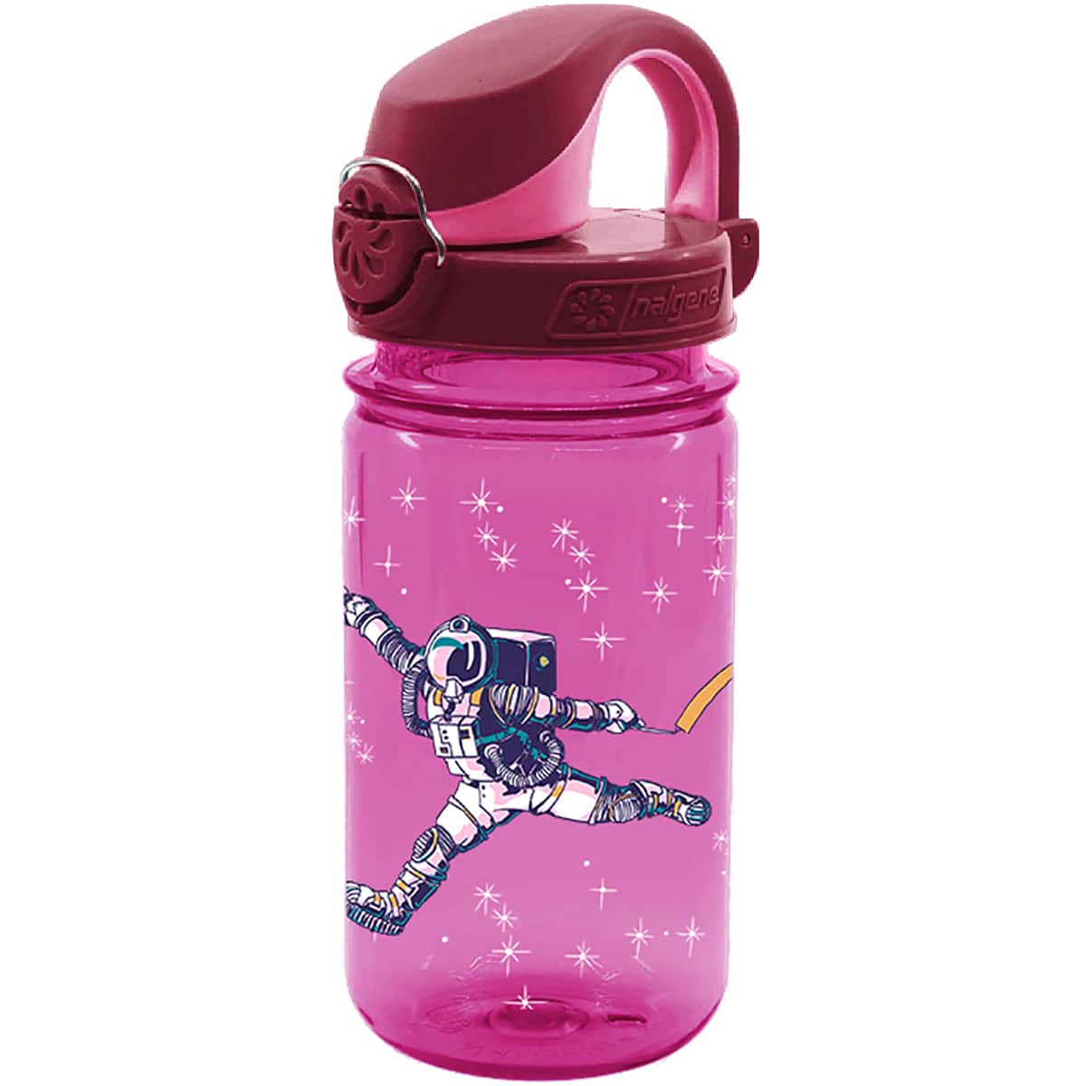 Nalgene - Kid's Sustain 12 oz. On The Fly Astronaut Tritan Water Bottle - Pink - Pink Astronaut