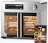 OSTBA - French Door Air Fryer Toaster Oven Combo 10-in-1, 102 Recipes & 7 Accessories Included, 24 QT - Stainless Steel