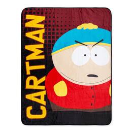 Surreal Entertainment - South Park Eric Cartman Fleece Throw Blanket | 45 x 60 Inches - Red