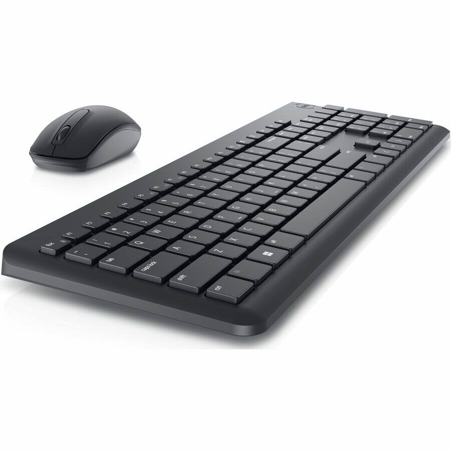 Alt View 2. Dell - Dell KM3322W Keyboard and Mouse - USB Plunger Wireless RF 2.40 GHz Keyboard - Black - USB Wireless RF Mouse - Optical - Black.