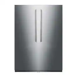 Kucht - 48 in. Refrigeration Set — 24. in. Refrigerator & 24 in. Freezer - Panels and Handles Included - Stainless Steel