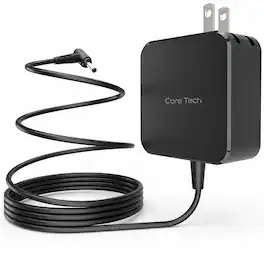 Core Tech - 65W AC Laptop Charger for VivoBook 15/17, F412/F512/X512 Series - Black