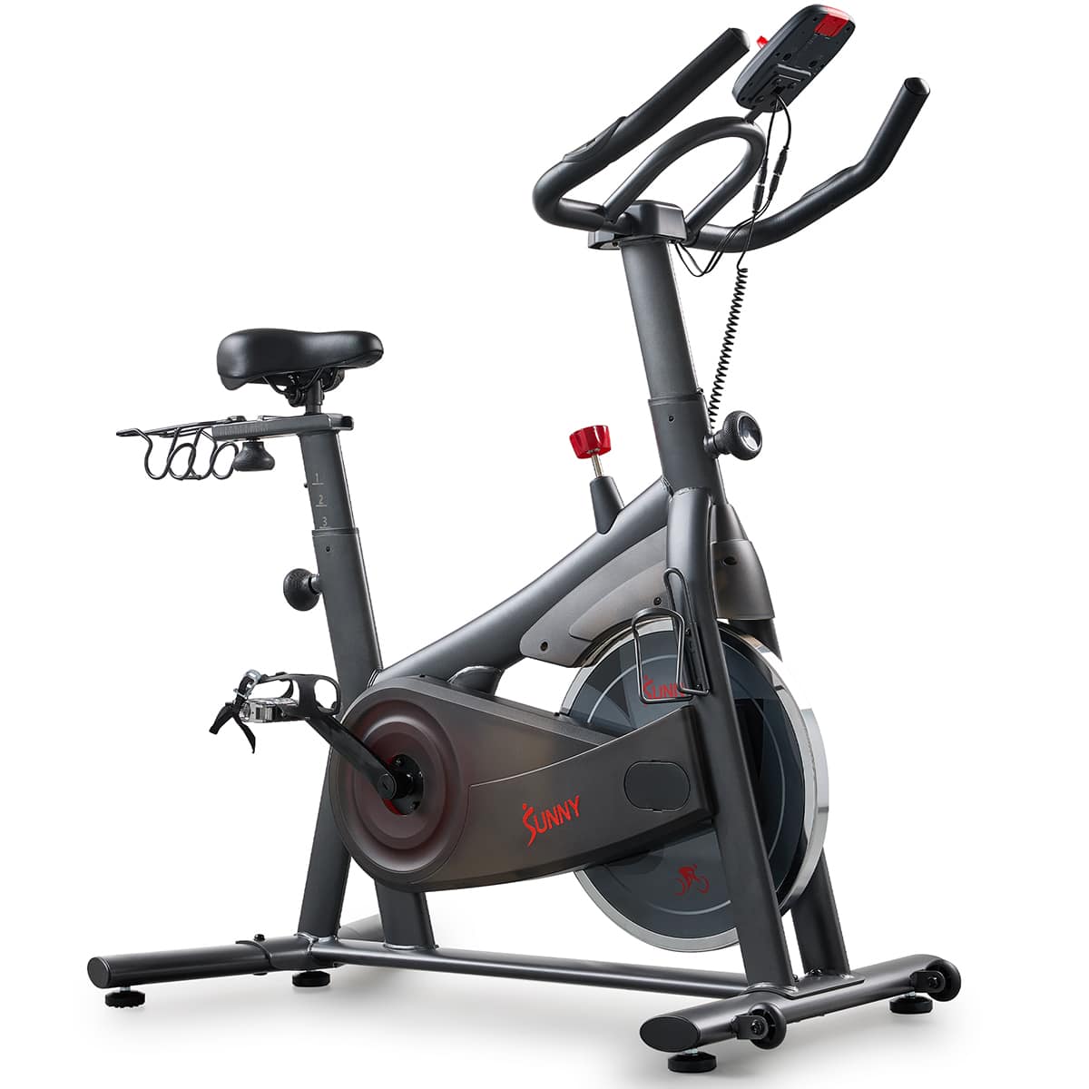 Sunny Health & Fitness - ACTIVE 200 Smart Magnetic Cycling Exercise Bike - Bluetooth