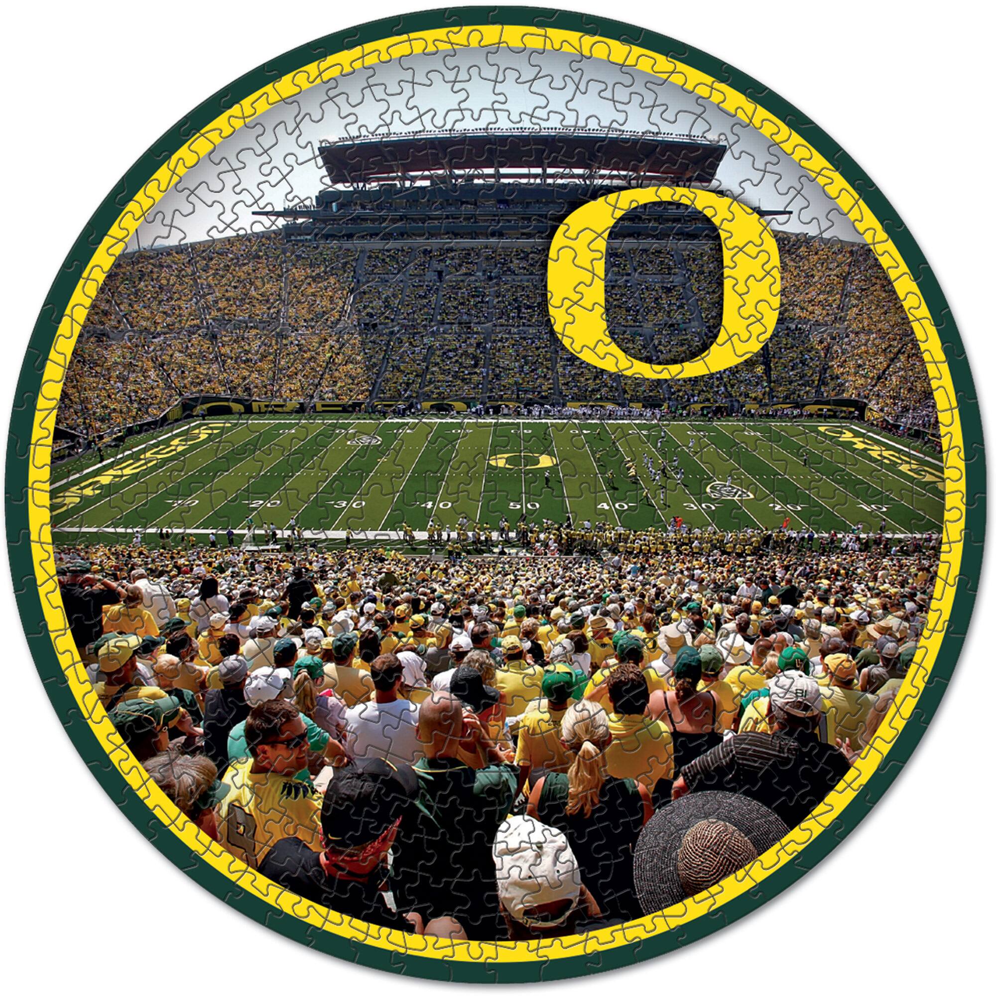 WinCraft - Oregon Ducks Round 500-Piece Puzzle - Multicolor