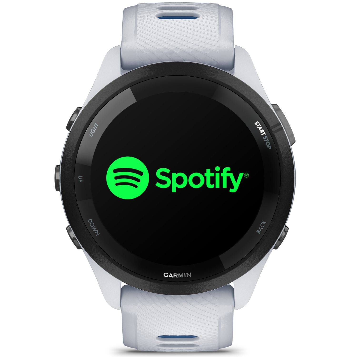 LIGHT UP START STOP Spotify DOWN BACK GARMIN