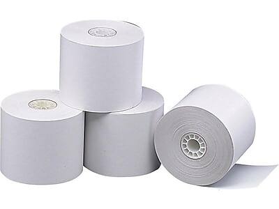Alt View 1. Staples -  Thermal Cash Register/POS Rolls, 3 1/8" x 230', BPA Free, 50/Carton  - White.