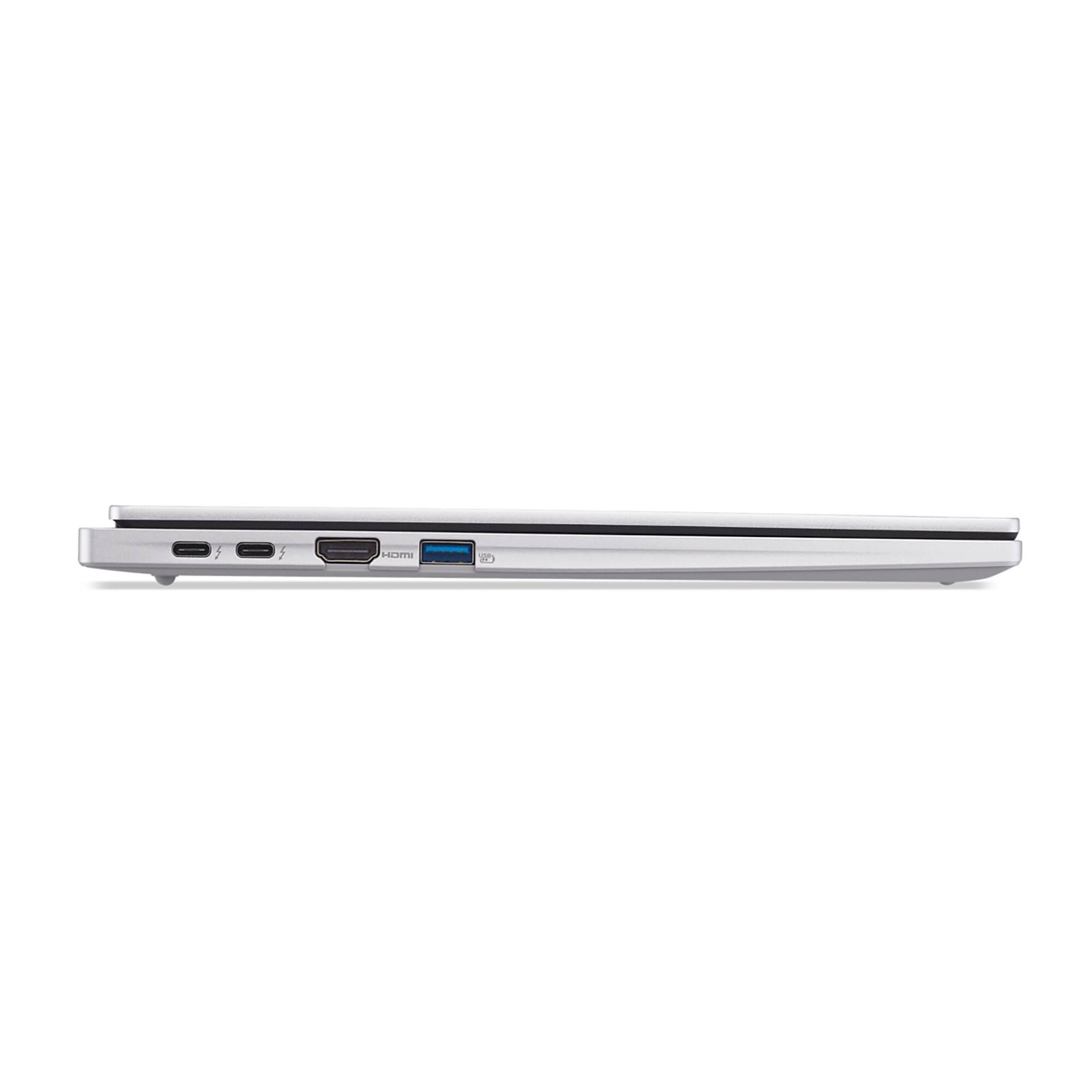 Alt View 1. Acer - TravelMate P2 14 TMP214-56-G2 14" IPS LCD 1920 x 1200 (WUXGA) Laptop - Intel Core Ultra 5 with 16GB Memory - Silver.
