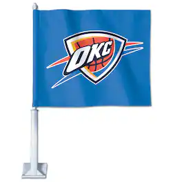 WinCraft - Oklahoma City Thunder Double-Sided Car Flag - Multicolor