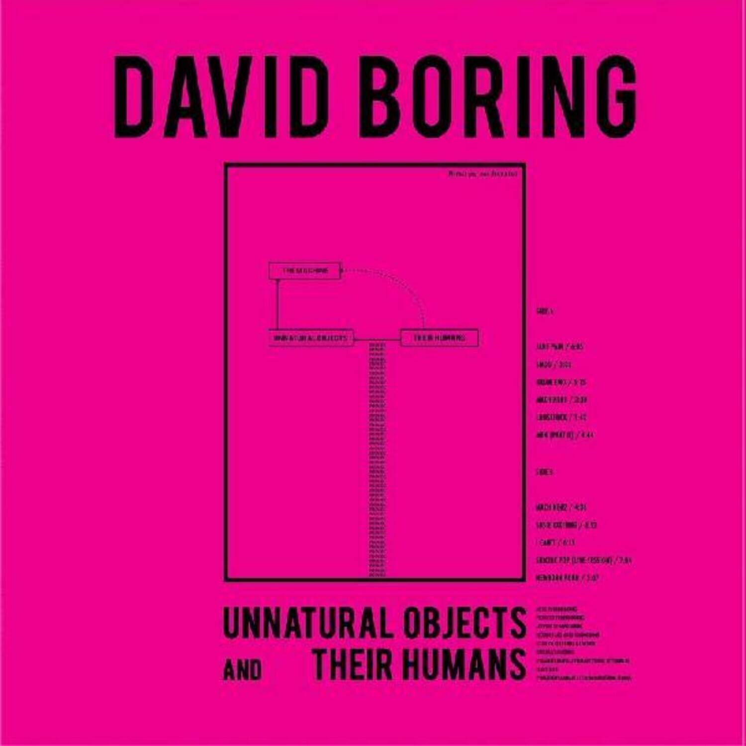 David Boring - Unnatural Objects & Their Humans   - VINYL LP price history on PriceWatchPro