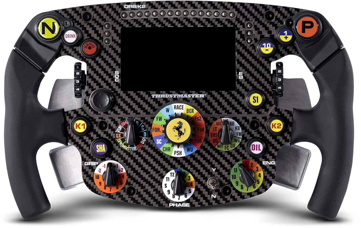 Racing - Thrustmaster Ferrari SF 1000 Edition Officially Licensed F1 Wheel Add On - Multicolor